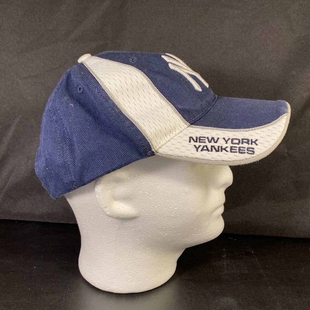 MLB New York Yankees Hat Navy Blue White Strap Back 47 Brand Baseball Cap - Picture 5 of 6